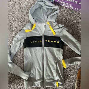 Livestrong Nike zip up sweatshirt jacket. Like new